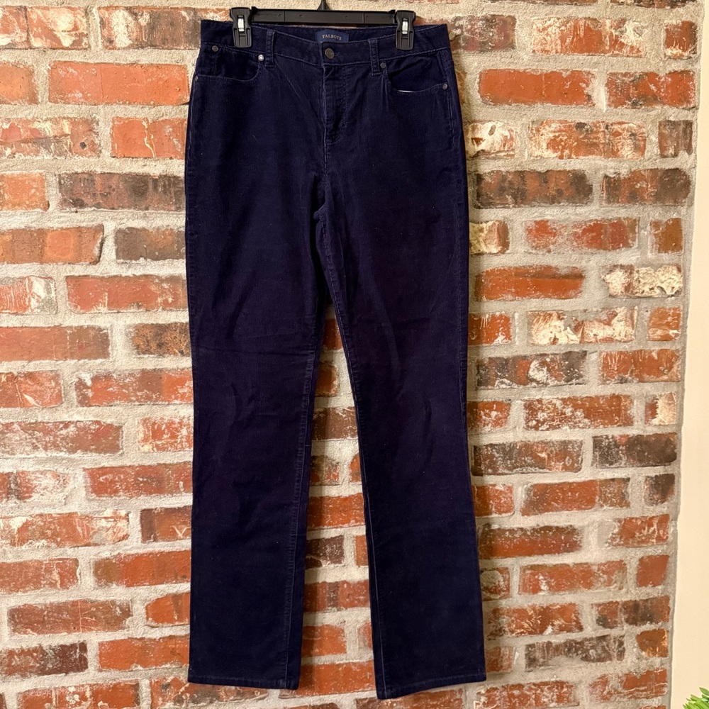 P45 - Talbots Deep Blue Straight Leg Pants